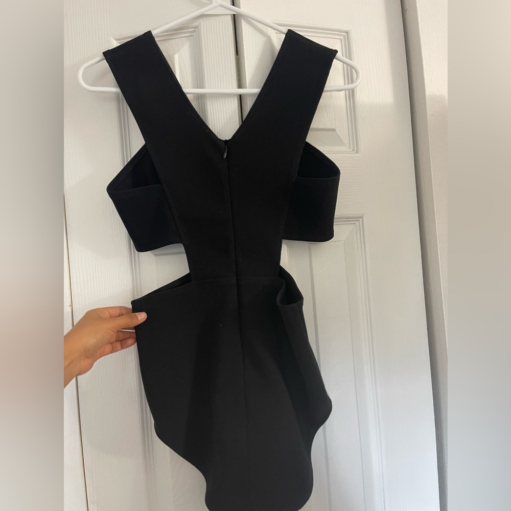 Express Black Cutout Bodysuit - Picture 2 of 3